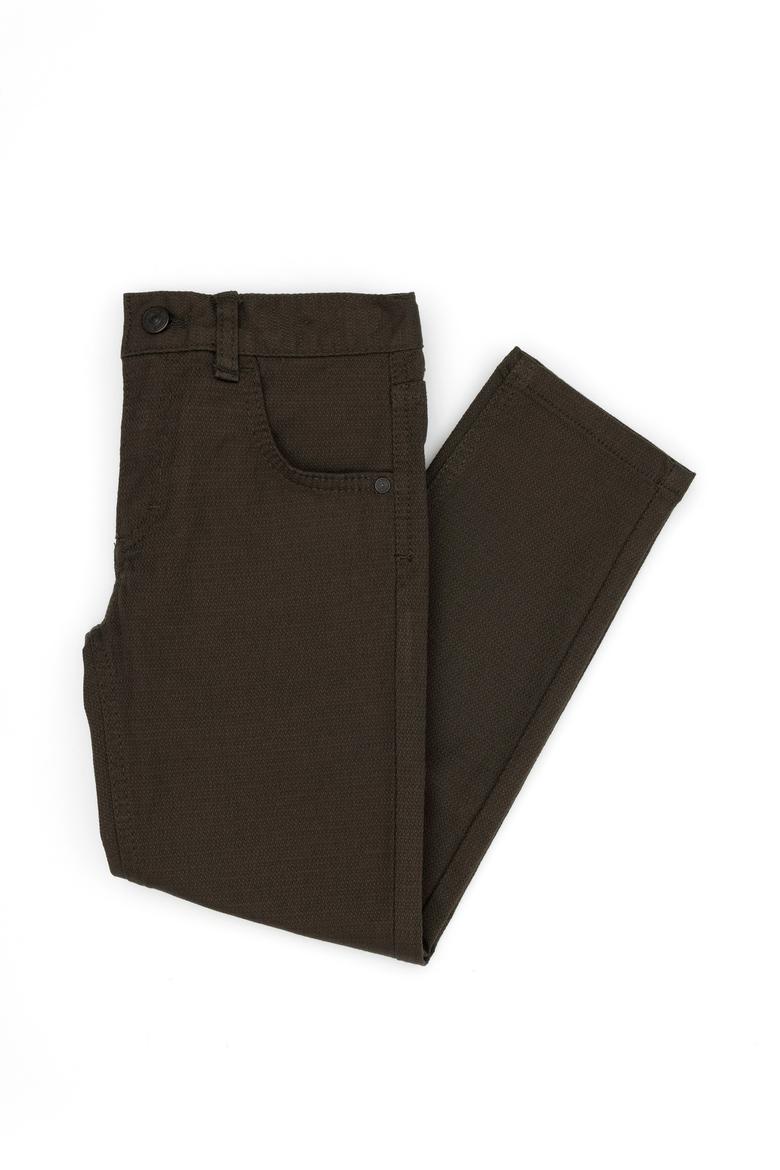 Erkek Çocuk Koyu Haki Kanvas Pantolon - 50271519045