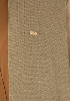 Kadın Kum Melanj Triko Panço - 50272074011