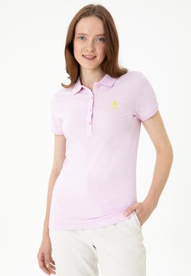 Kadın Manolya Polo Yaka Tişört - 50262716085