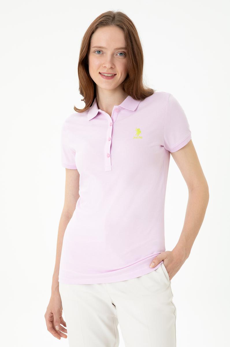 Kadın Manolya Polo Yaka Tişört