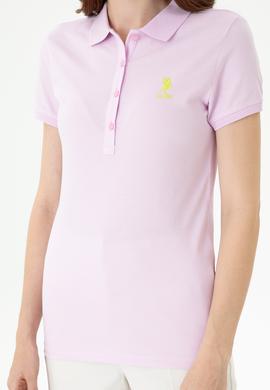 Kadın Manolya Polo Yaka Tişört - 50262716085