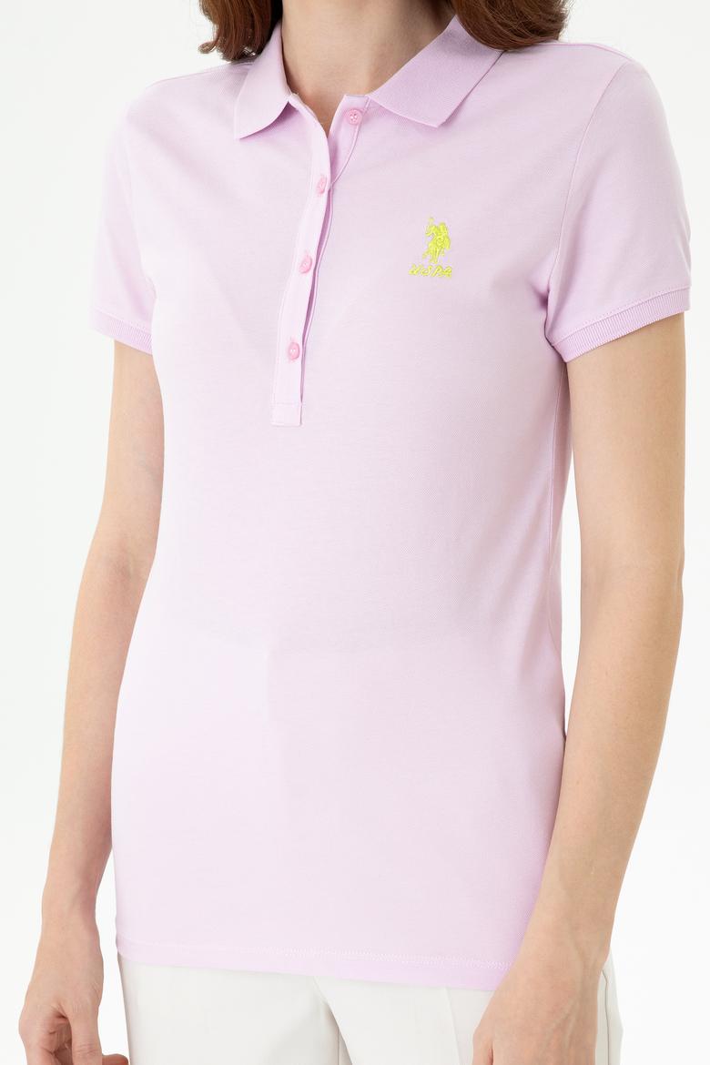 Kadın Manolya Polo Yaka Tişört - 50262716085