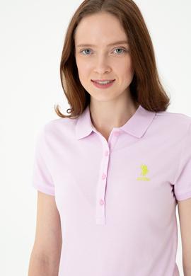 Kadın Manolya Polo Yaka Tişört - 50262716085