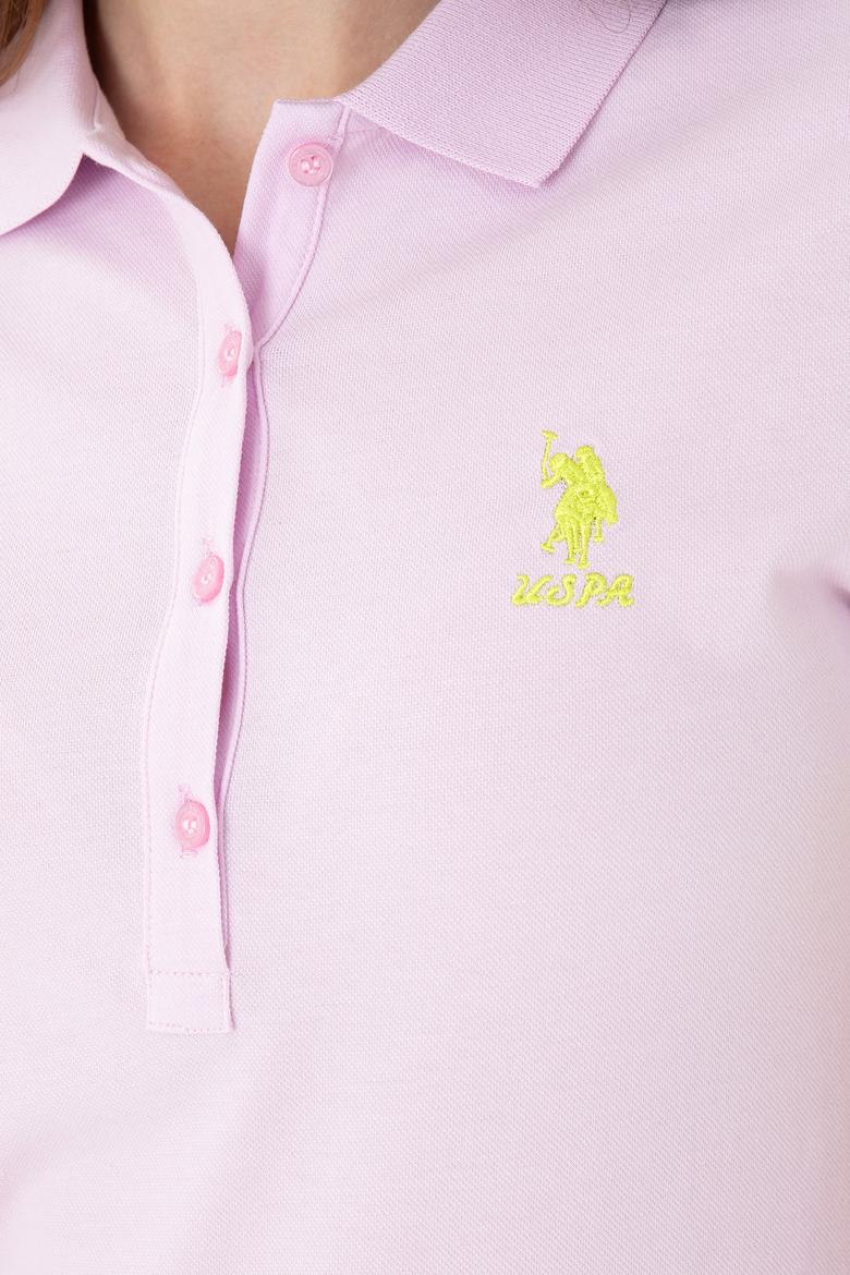 Kadın Manolya Polo Yaka Tişört - 50262716085