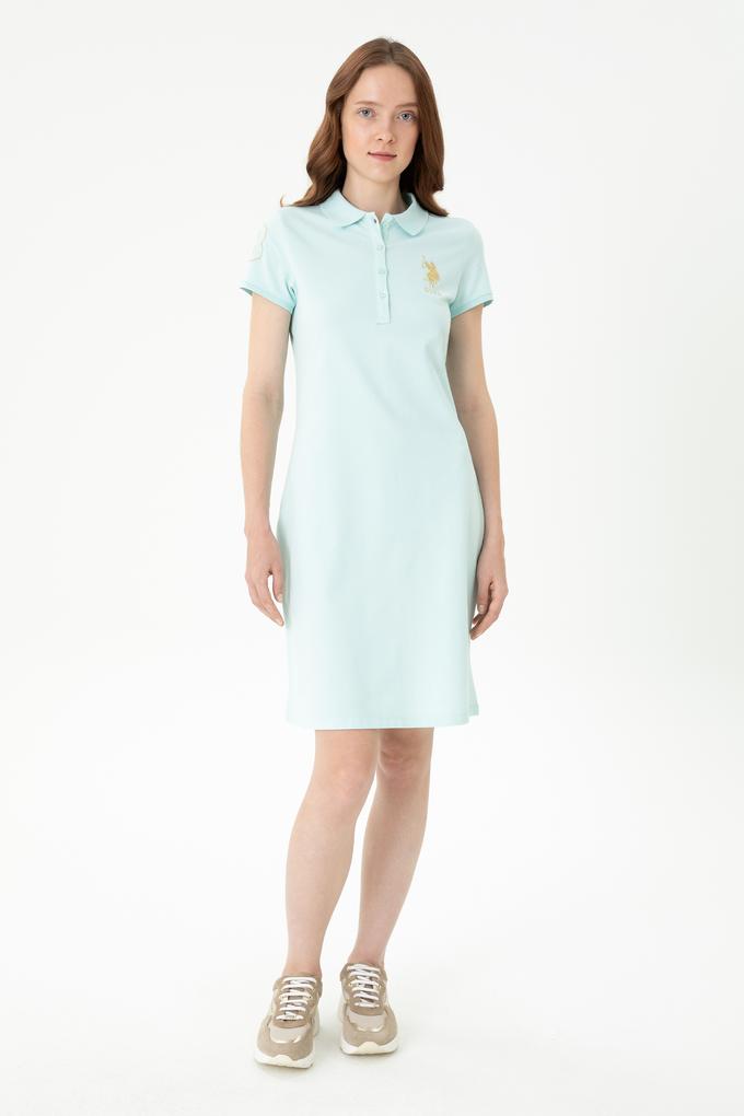 Kadın Mint Örme Elbise