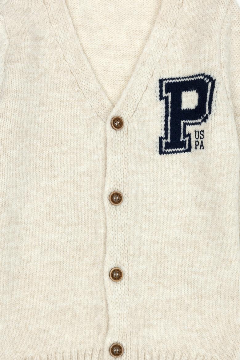 Erkek Çocuk Taş Melanj Triko Hırka - 50271344008