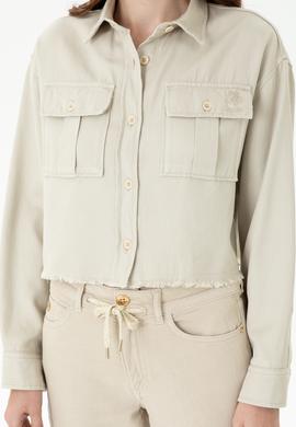 Kadın Taş Uzun Kollu Gömlek - 50271427007