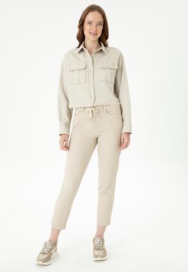 Kadın Taş Uzun Kollu Gömlek - 50271427007