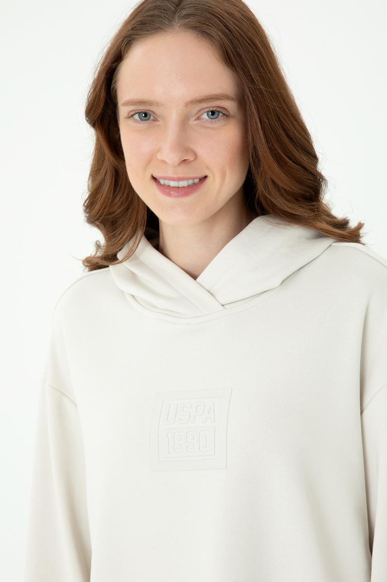 Kadın Taş Kapüşonlu Sweatshirt