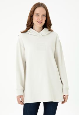 Kadın Taş Kapüşonlu Sweatshirt - 50271642014