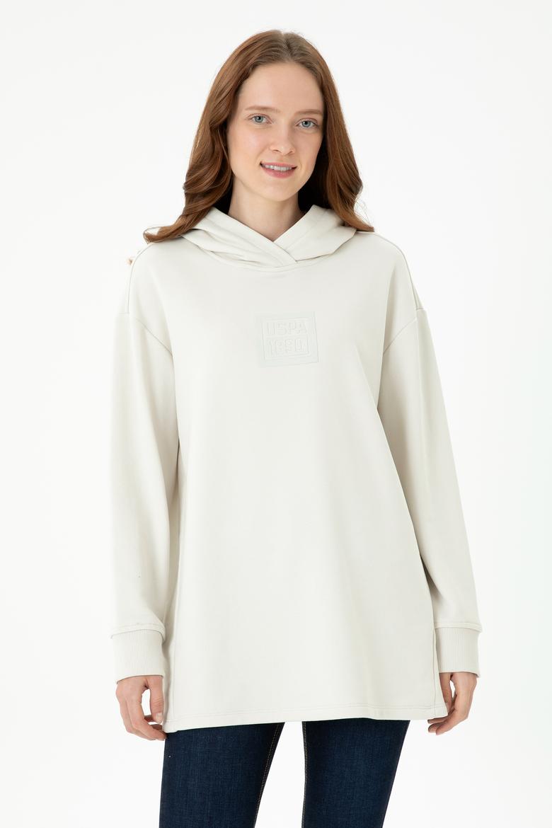 Kadın Taş Kapüşonlu Sweatshirt