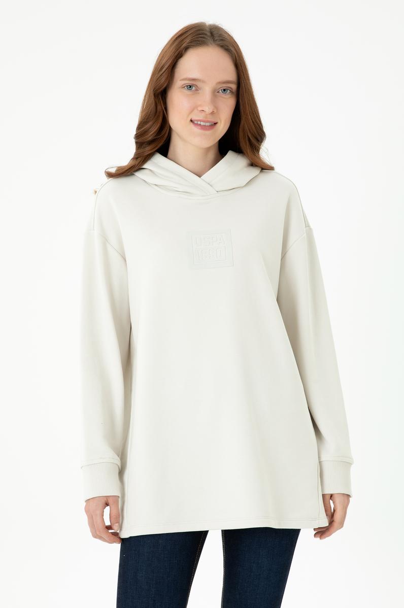 Kadın Taş Kapüşonlu Sweatshirt