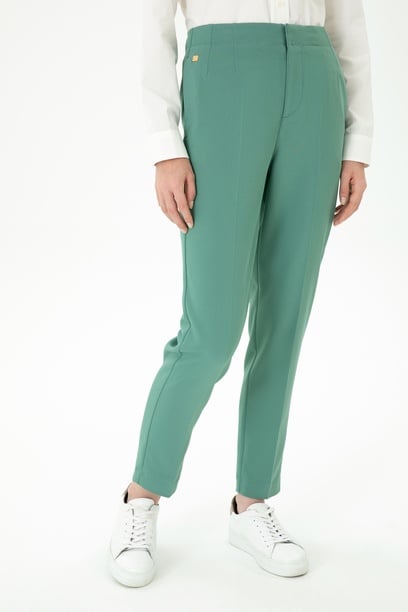Kadın Mint Carrot High Waist Fit Pantolon