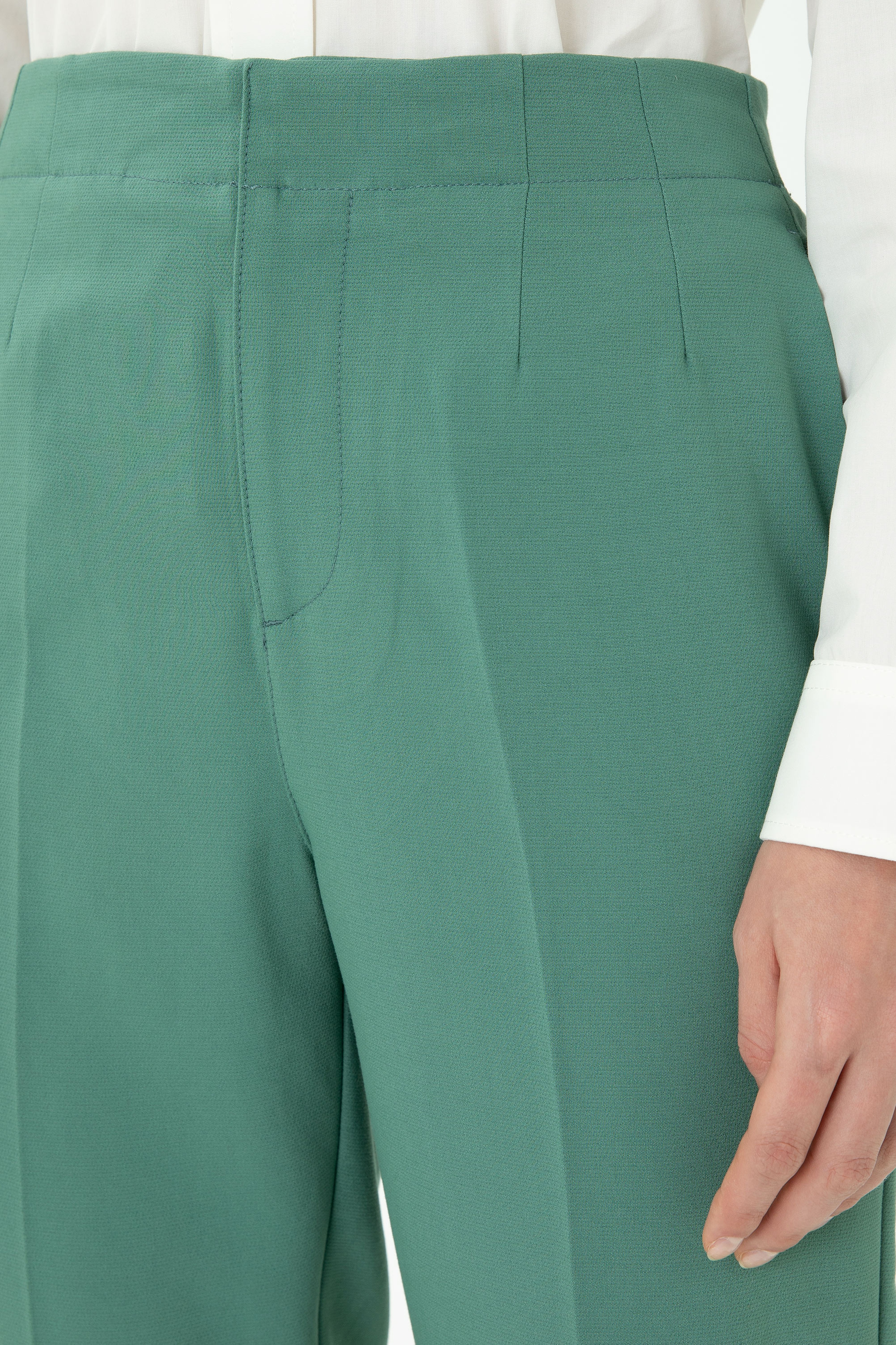 Kadın Mint Carrot High Waist Fit Pantolon - Image 6