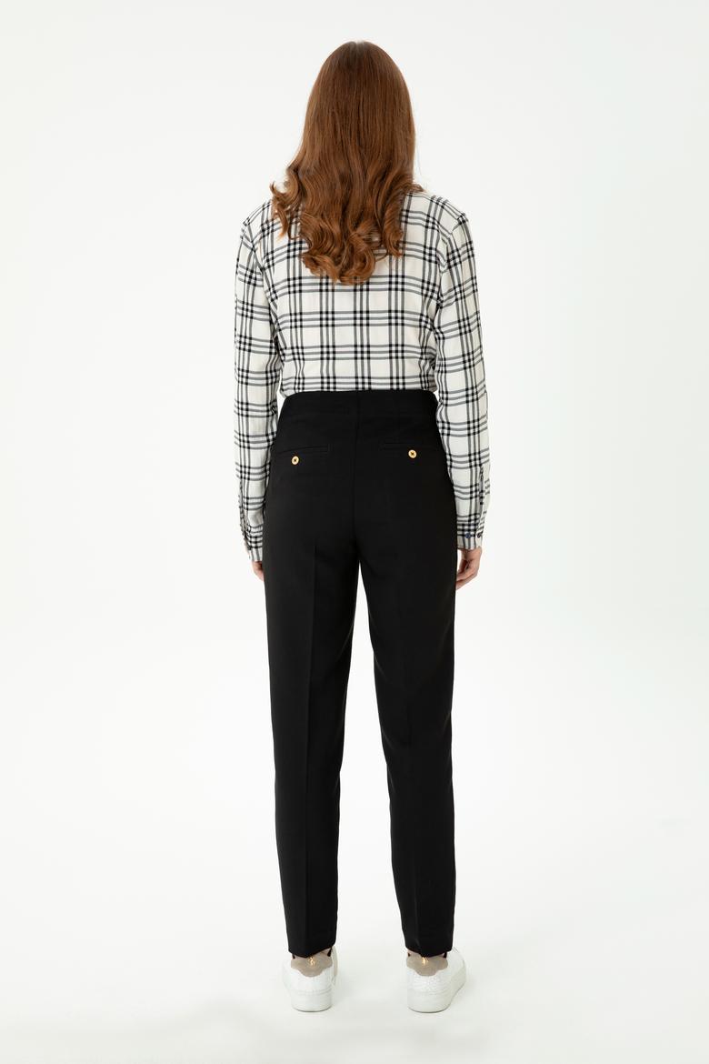 Kadın Siyah Pantolon - 50272037052