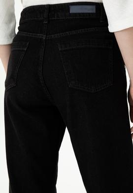Kadın Siyah Mom High Waist Fit Jean Pantolon - 50272278002