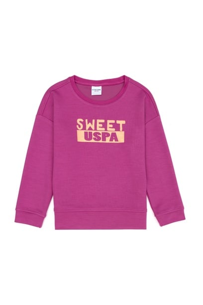Kız Çocuk Menekşe Sweatshirt