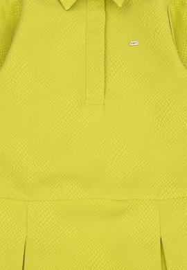 Kız Çocuk Fıstık Yeşili Dokuma Elbise - 50272711025