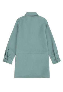 Kız Çocuk Mint Dokuma Elbise - 50272711037