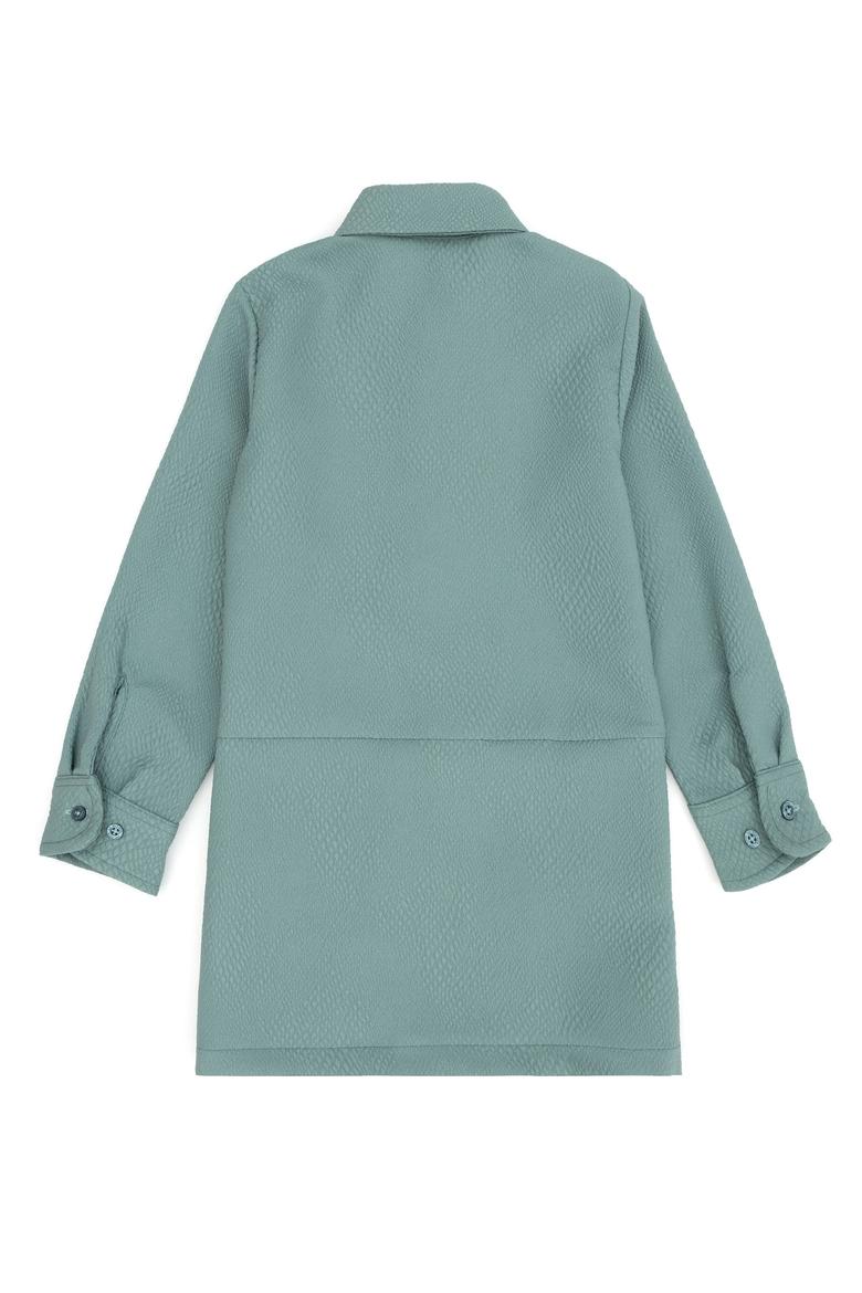 Kız Çocuk Mint Dokuma Elbise - 50272711037