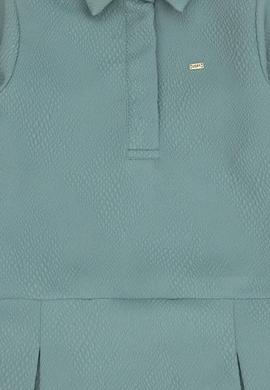Kız Çocuk Mint Dokuma Elbise - 50272711037
