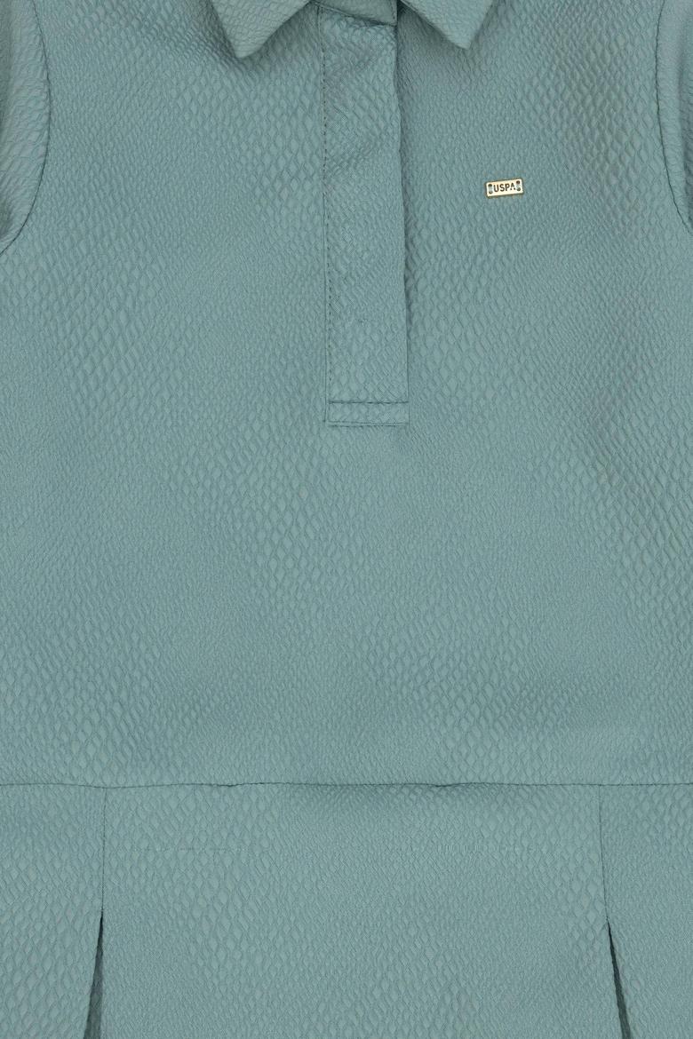 Kız Çocuk Mint Dokuma Elbise - 50272711037