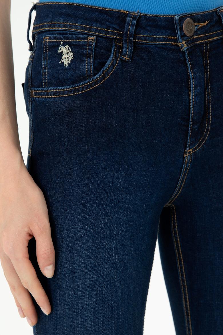 Kadın Mavi Jean Pantolon - 50277122003