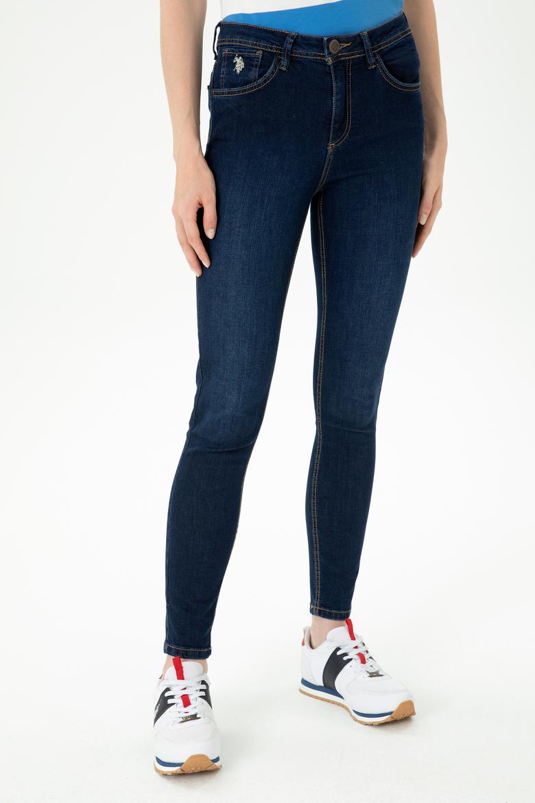 Kadın Mavi Jean Pantolon - 50277122003