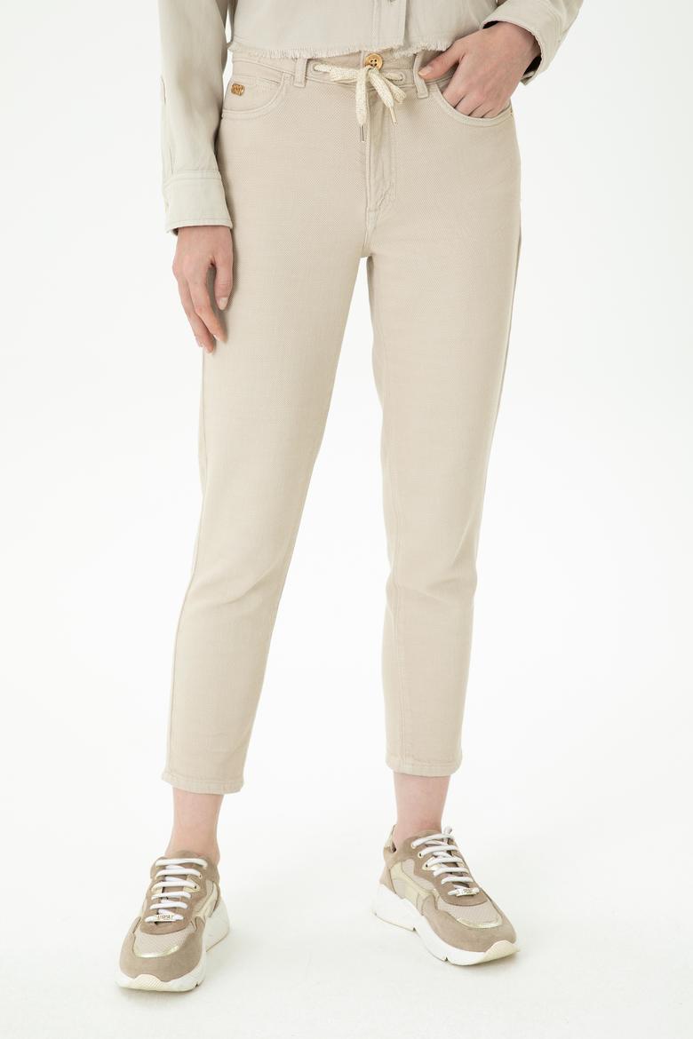 Kadın Bej Jean Pantolon - 50277890002