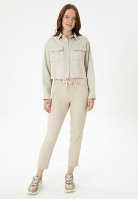 Kadın Bej Jean Pantolon - 50277890002