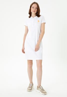 Kadın Beyaz Örme Elbise - 50262697004