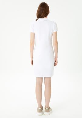 Kadın Beyaz Örme Elbise - 50262697004