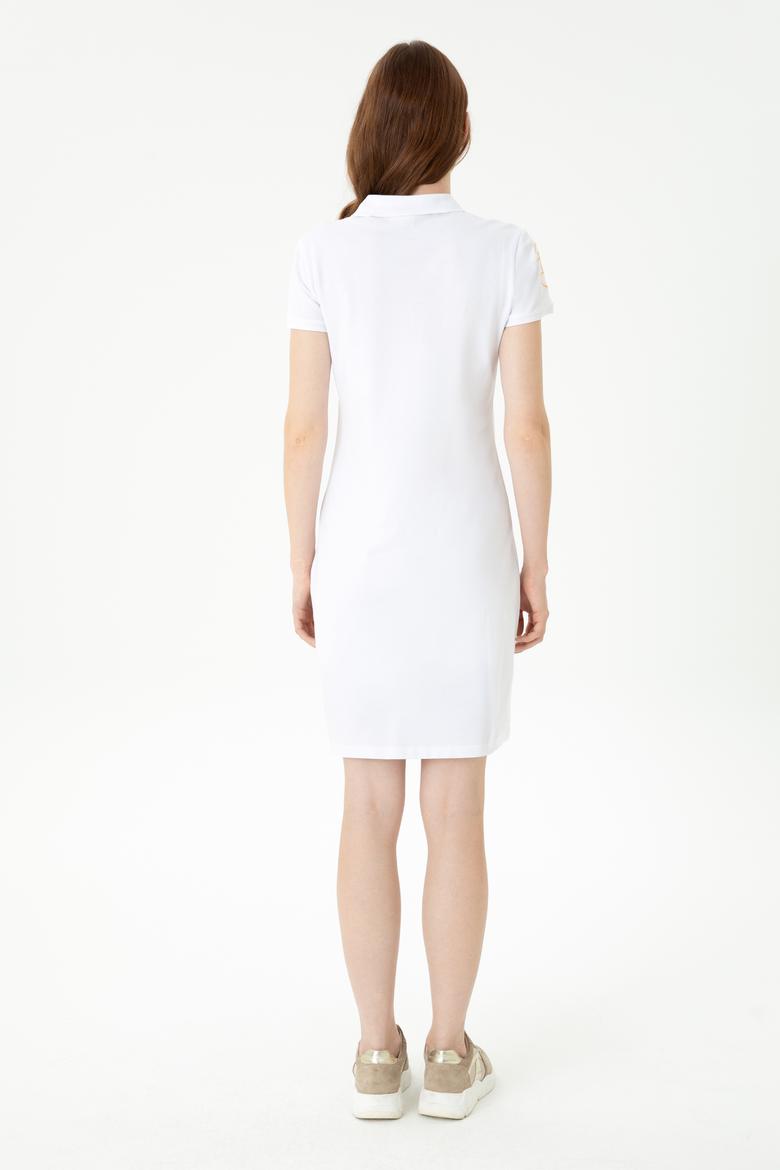 Kadın Beyaz Örme Elbise - 50262697004