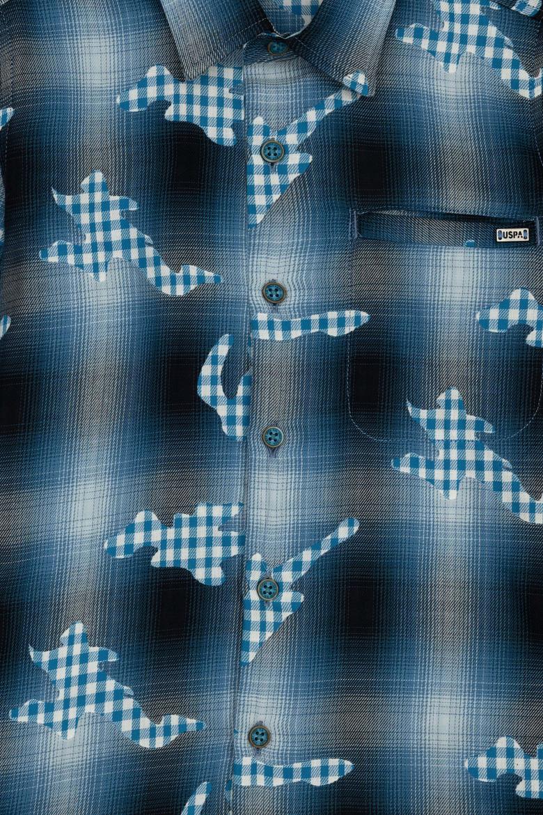 Erkek Çocuk Petrol Uzun Kollu Gömlek - 50272306001