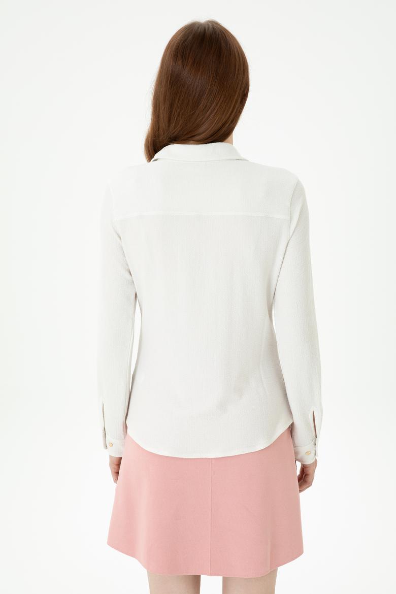 Kadın Taş Örme Gömlek - 50271572014