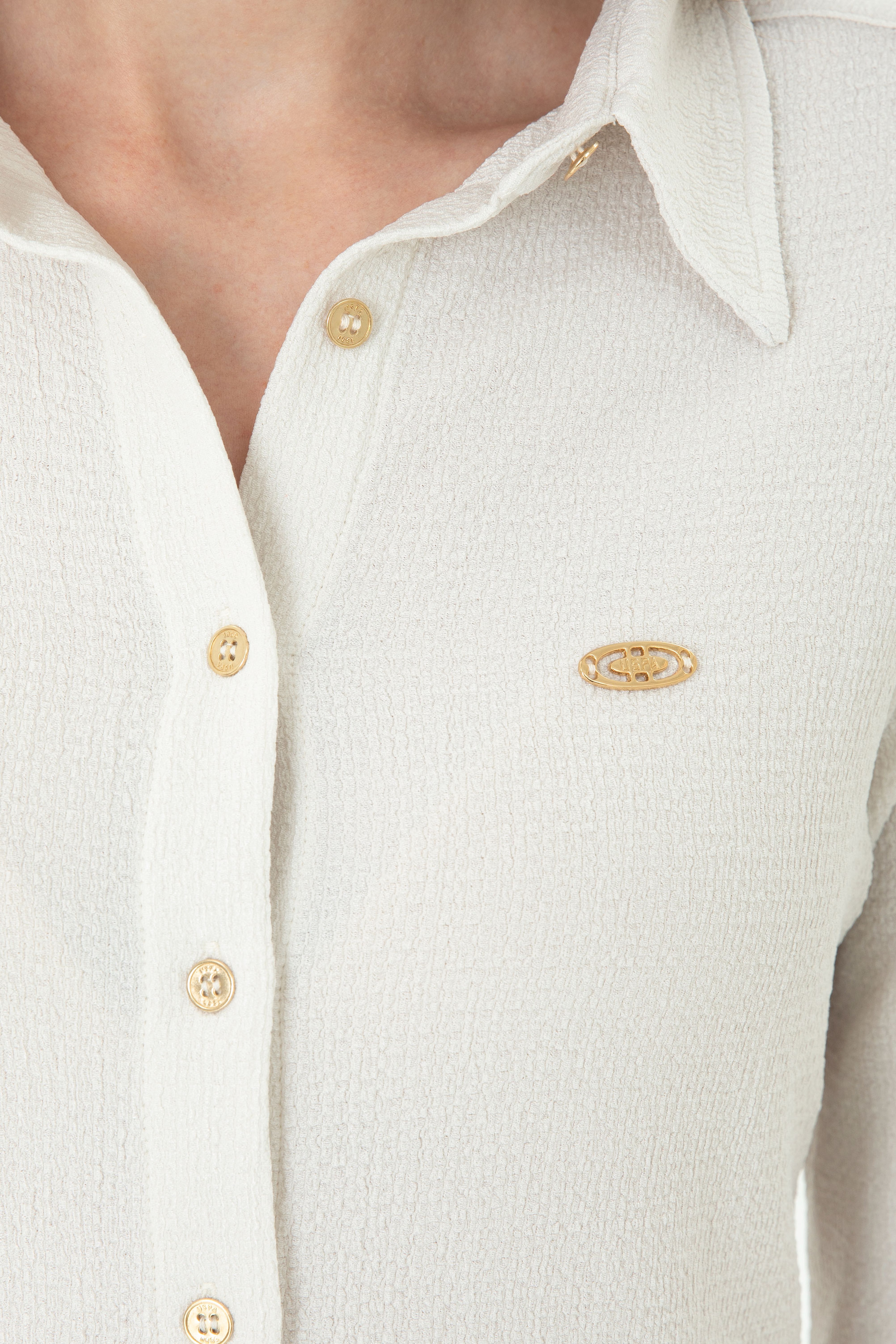 Kadın Taş Örme Gömlek - Image 6