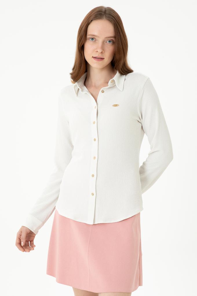 Kadın Taş Örme Gömlek