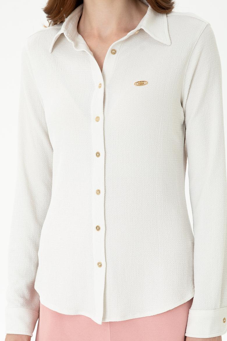 Kadın Taş Örme Gömlek - 50271572014