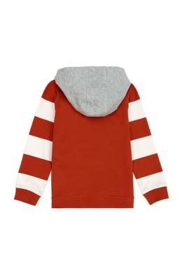Çocuk Kiremit Kapüşonlu Sweatshirt - 50277342012
