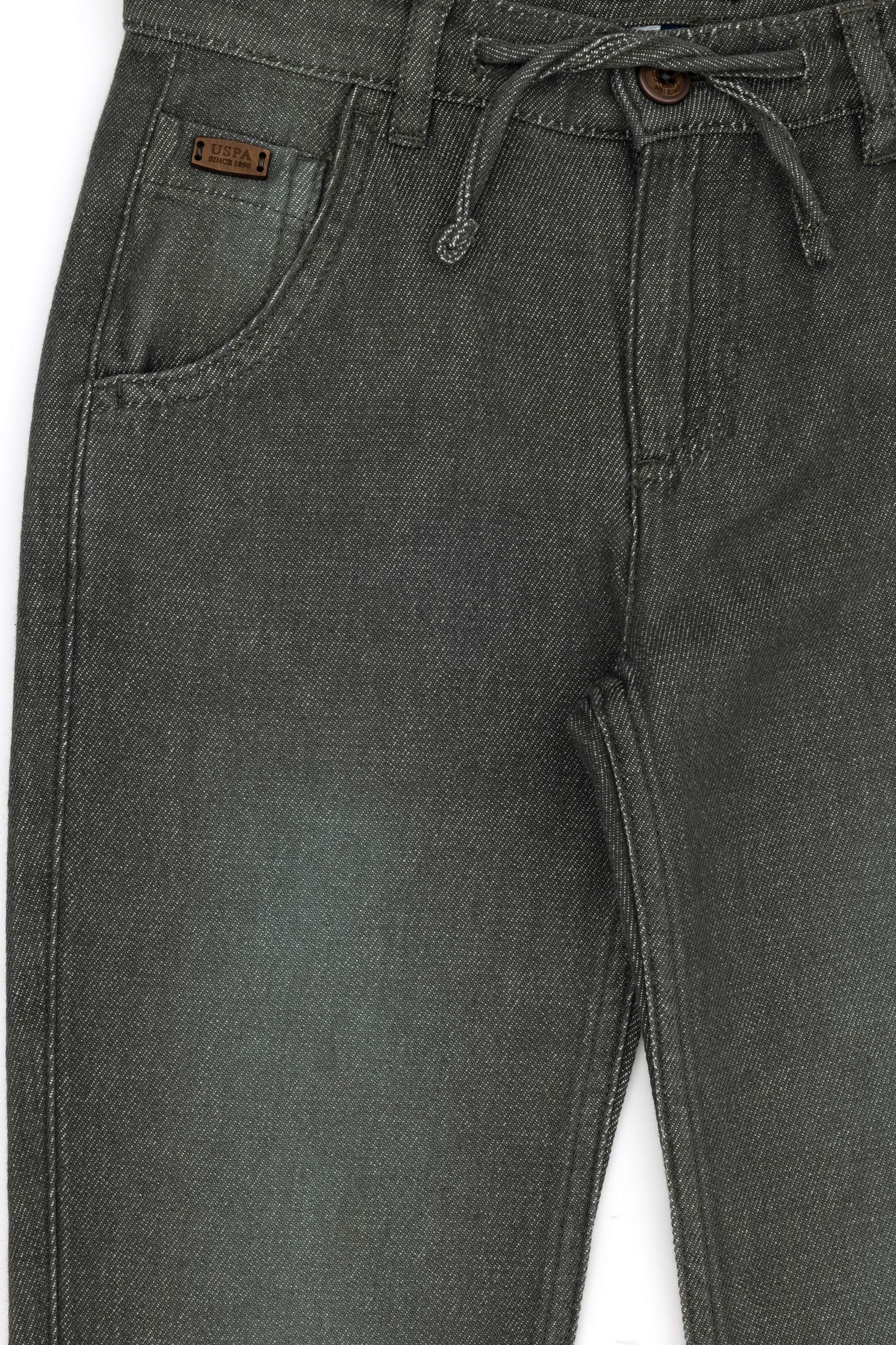 Erkek Çocuk Haki Jean Pantolon - Image 4