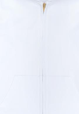 Kız Çocuk Beyaz Kapüşonlu Sweatshirt - 50276926006