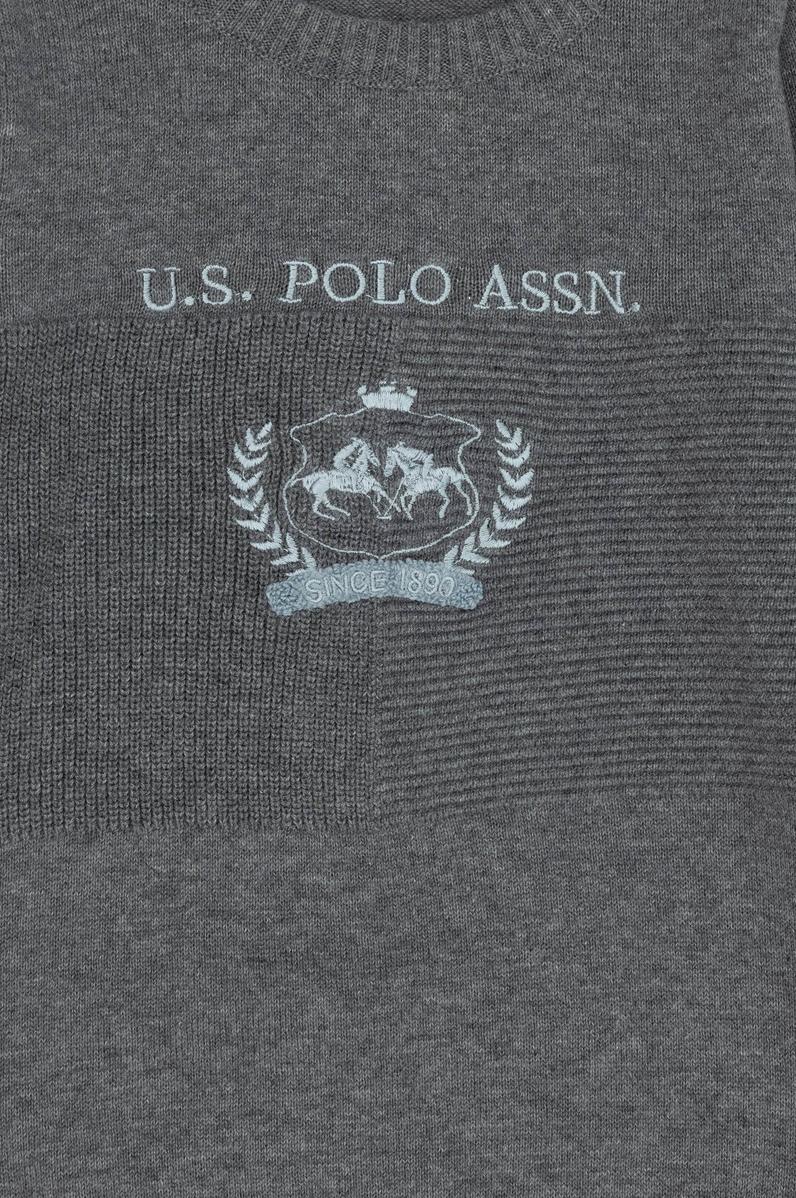 Erkek Çocuk Gri Melanj Kazak