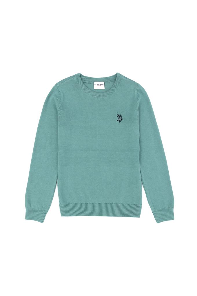 Erkek Çocuk Mint Basic Kazak