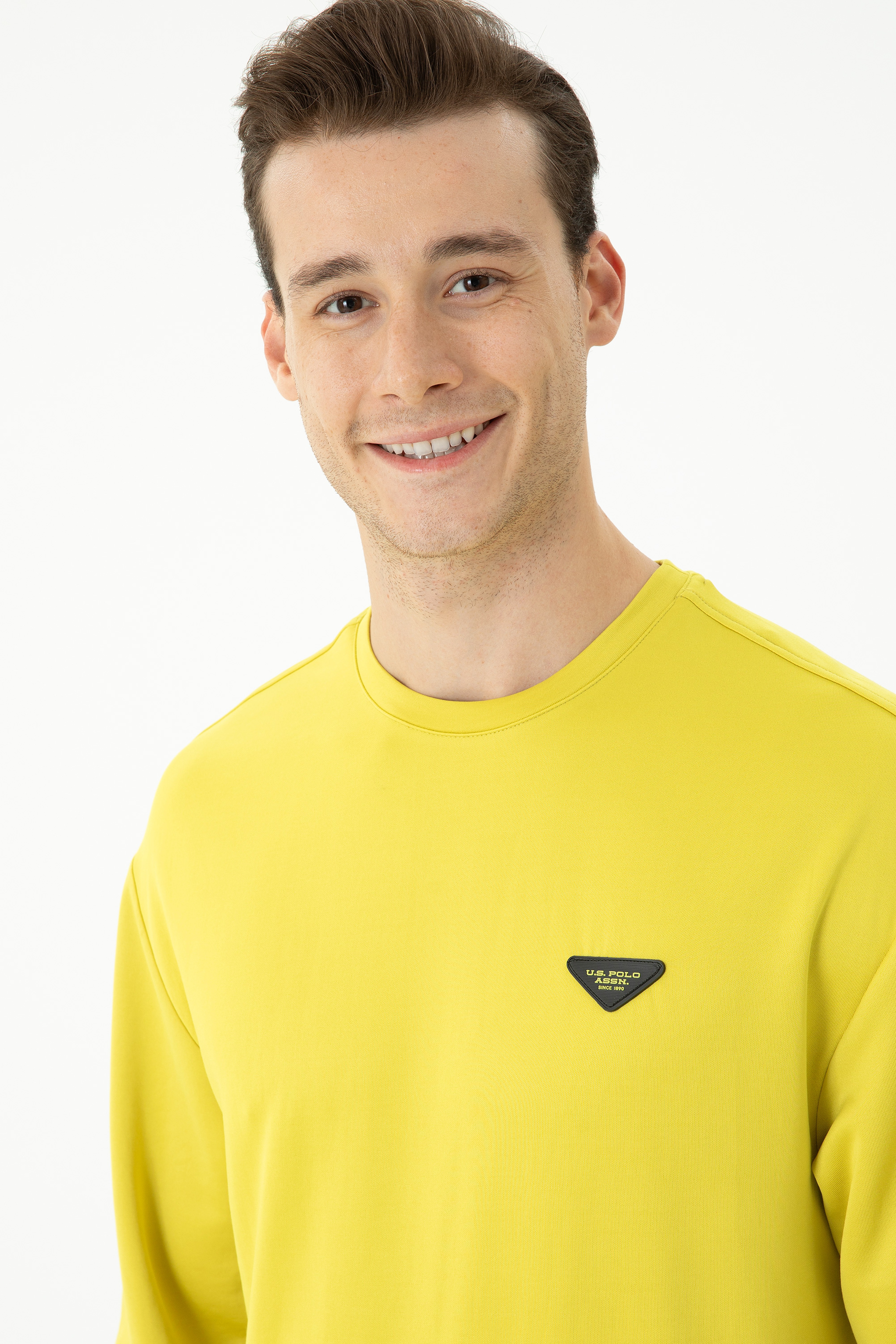 Erkek Fıstık Yeşili Sweatshirt - Image 2