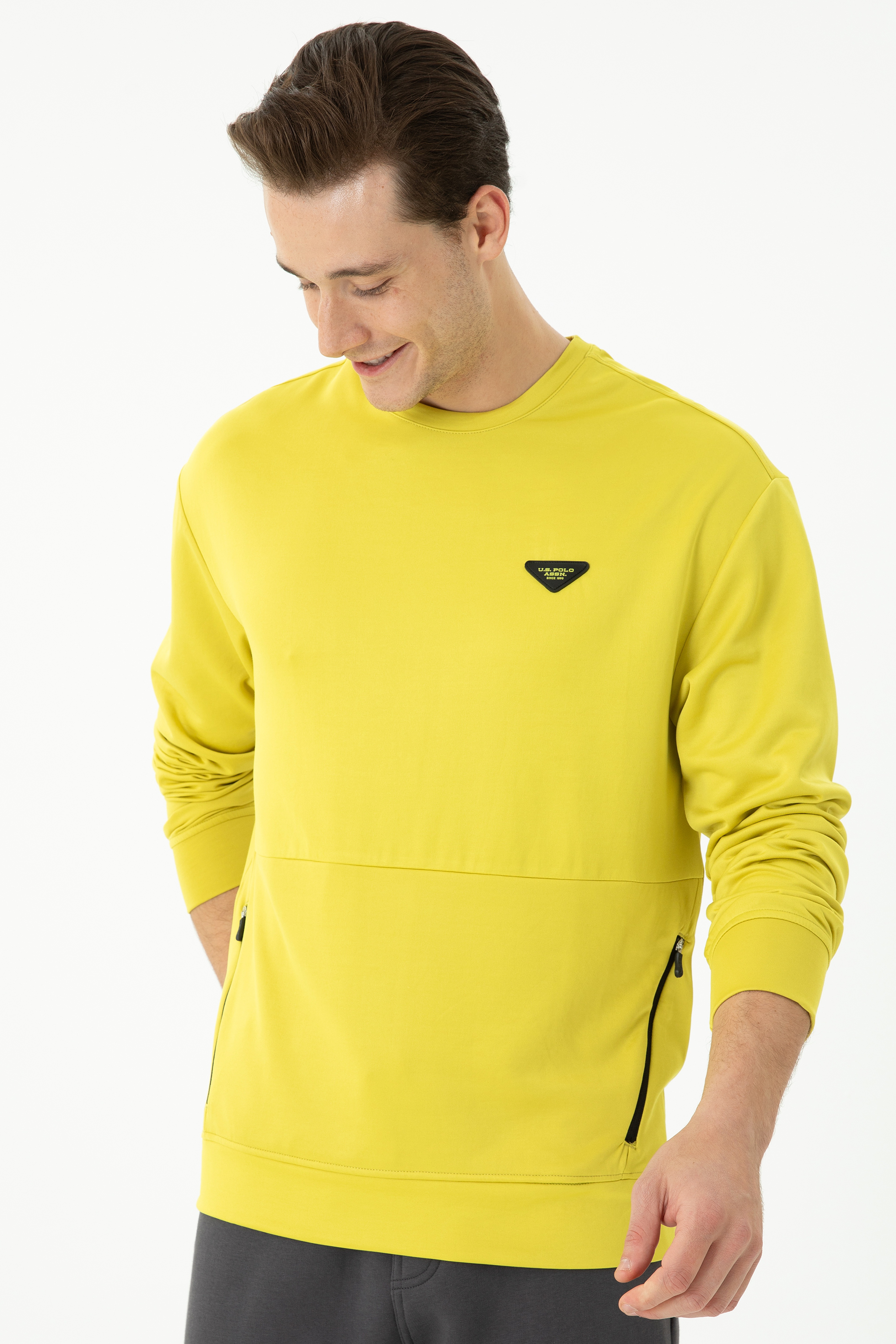 Erkek Fıstık Yeşili Sweatshirt - Image 1