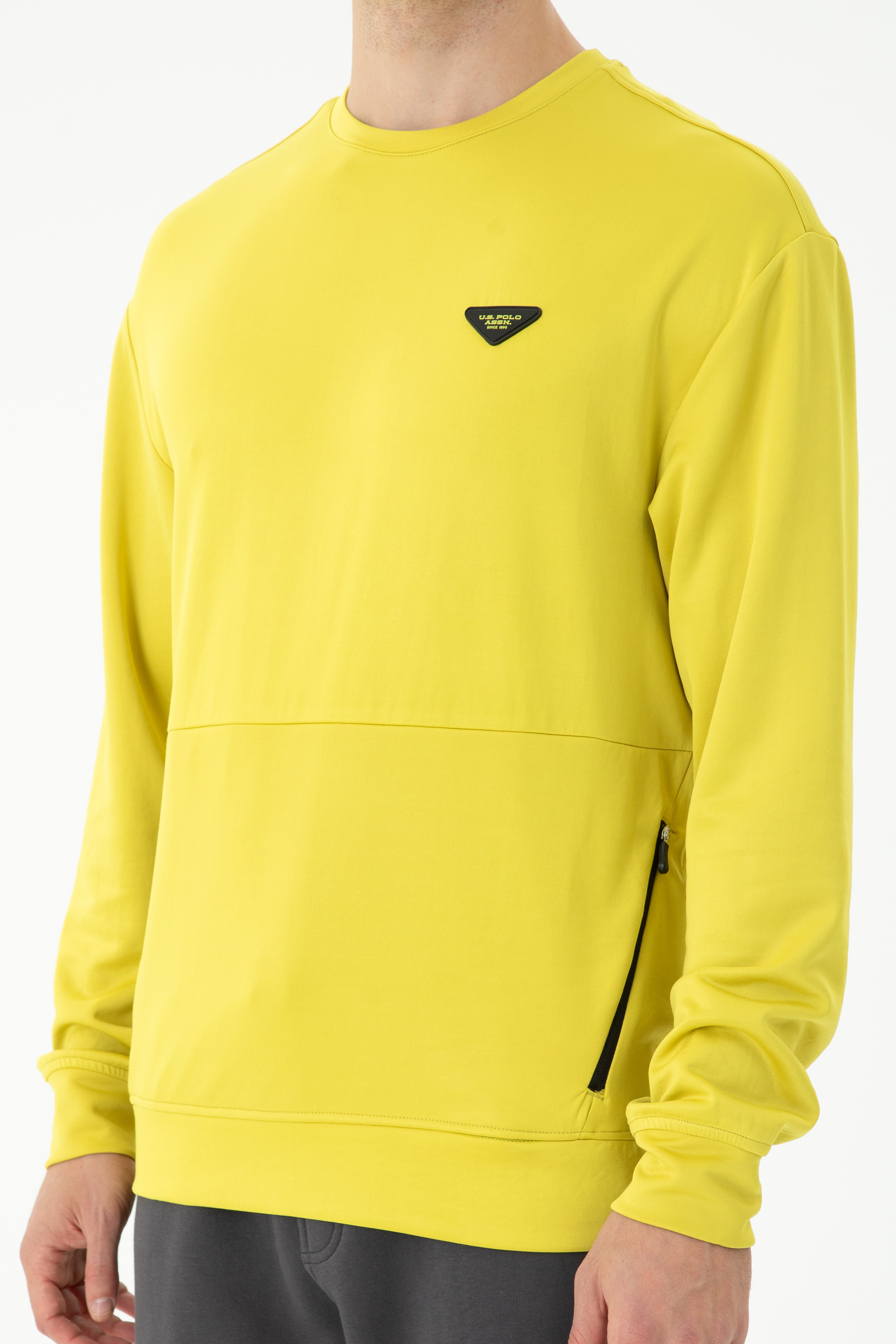 Erkek Fıstık Yeşili Sweatshirt - Image 6