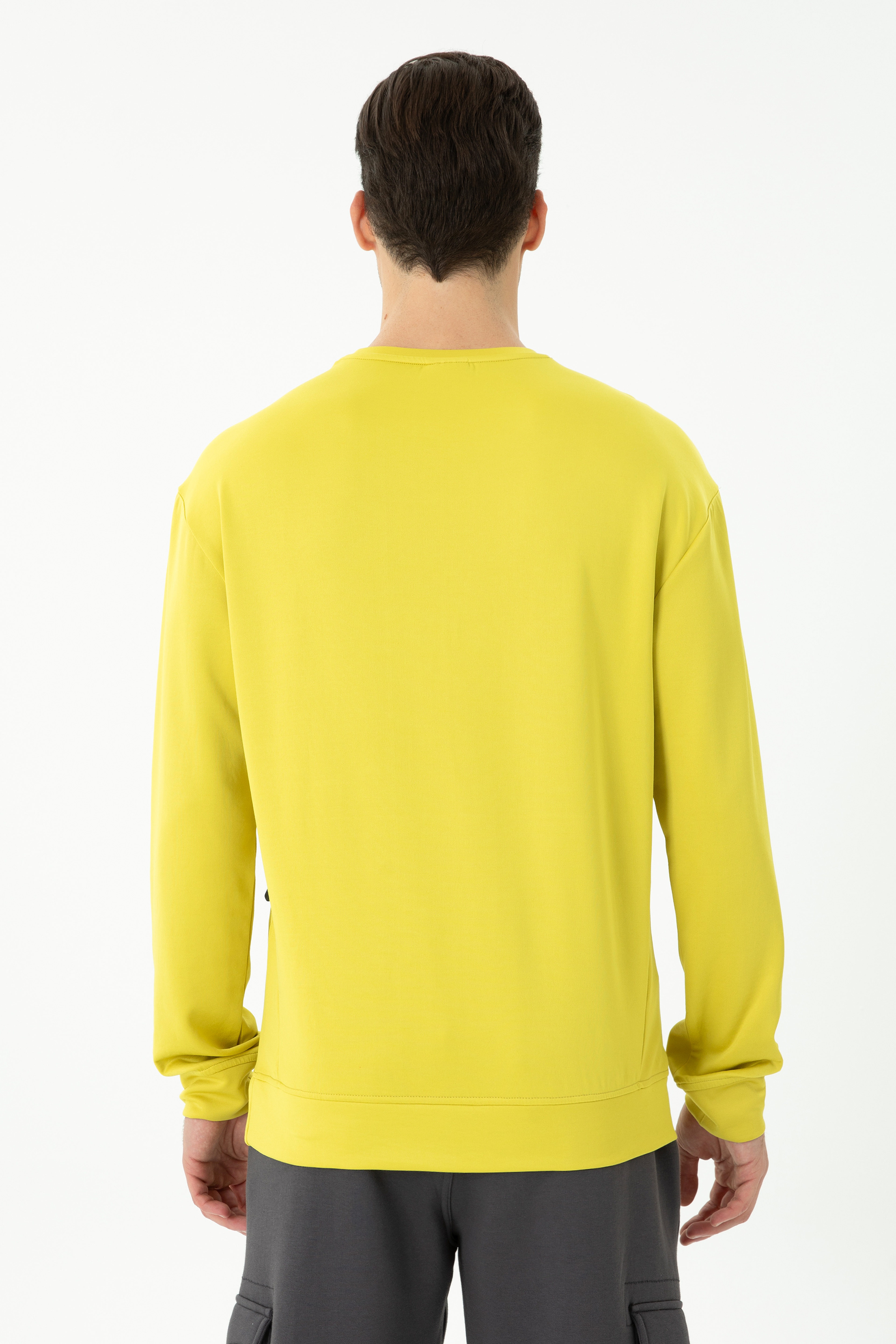Erkek Fıstık Yeşili Sweatshirt