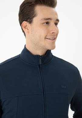 Erkek Lacivert Örme Hırka - 50277958001