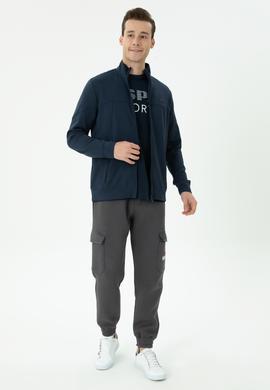 Erkek Lacivert Örme Hırka - 50277958001