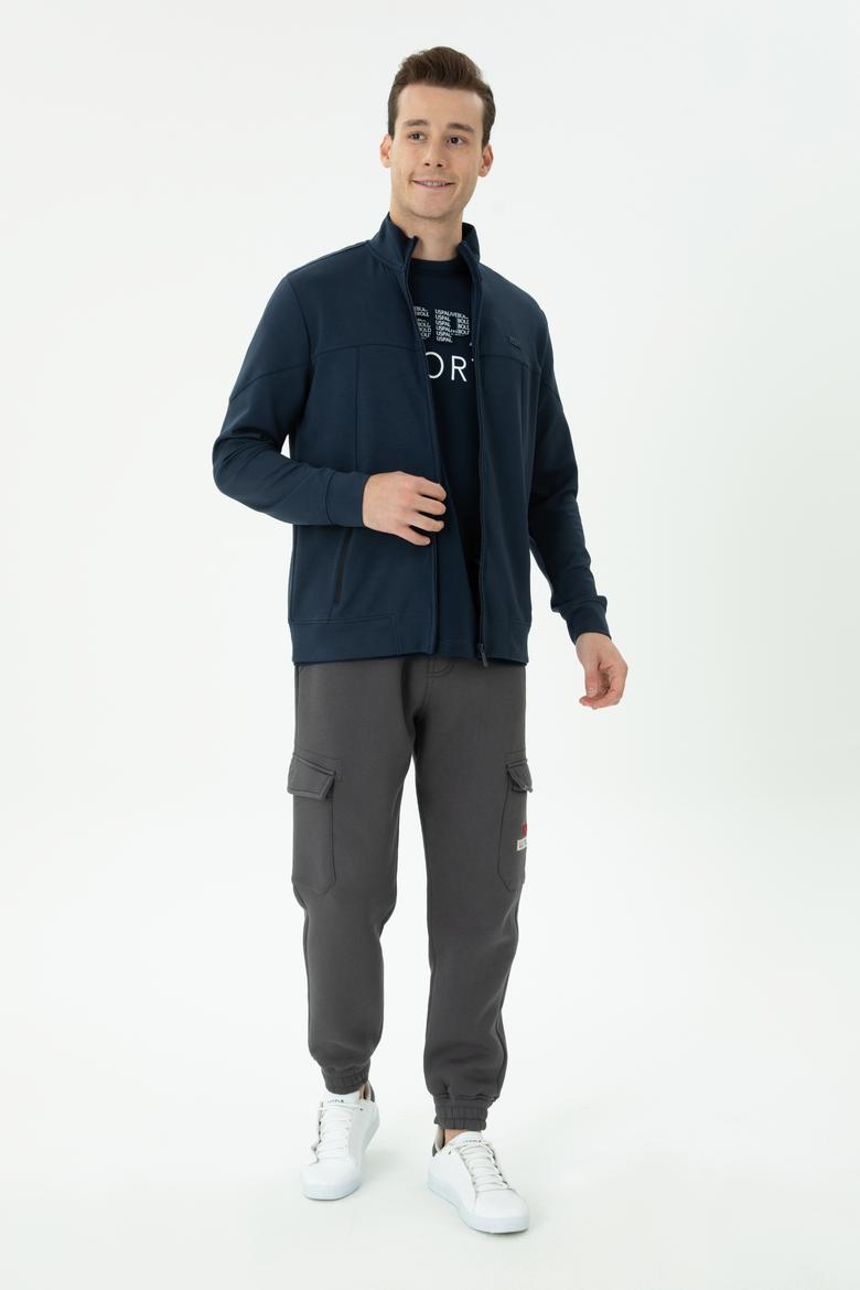 Erkek Lacivert Örme Hırka - 50277958001